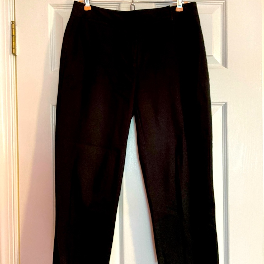 Talbots Petites Black Crop Pants